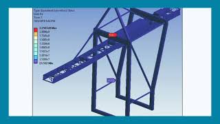 Container Crane Structure Analysis using ANSYS