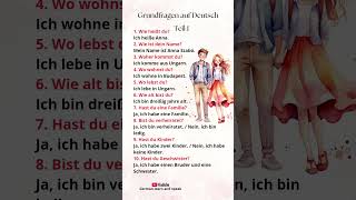 Deutsch lernen für Anfänger: Die 10 wichtigsten Fragen &amp; Antworten (Teil 1)