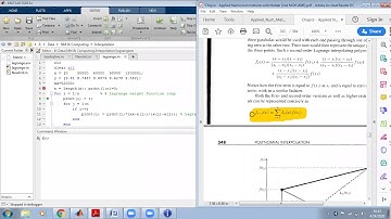 Numerical Computing: Lab. Class Lagrange Interpolation 24-04-2020