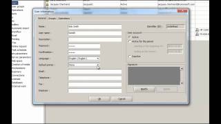 Librex - Add, delete and retrieve a user