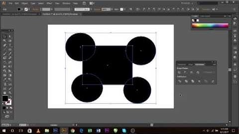 The Shape Builder and Pathfinder in Illustrator CS6 in tamil