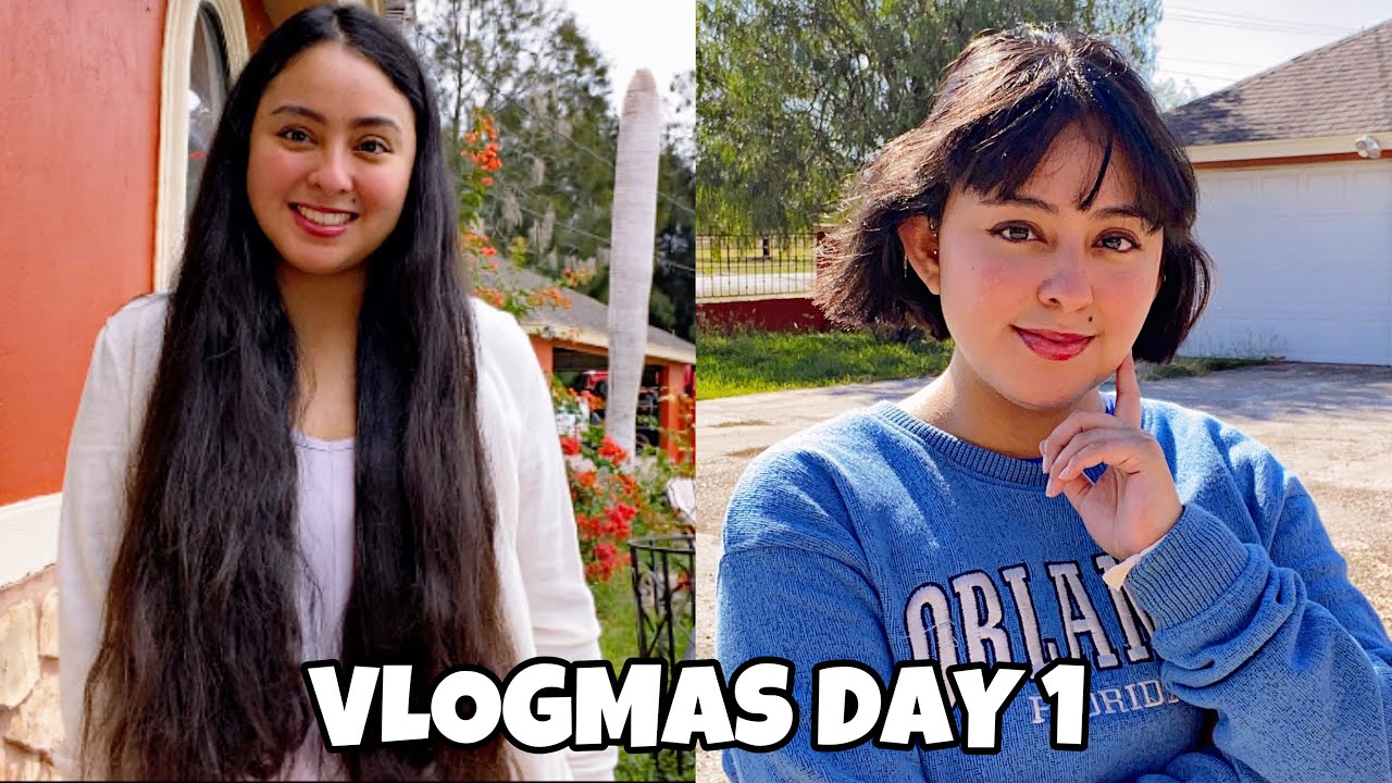 VLOGMAS, День 1 // Я подстриглась!!!!