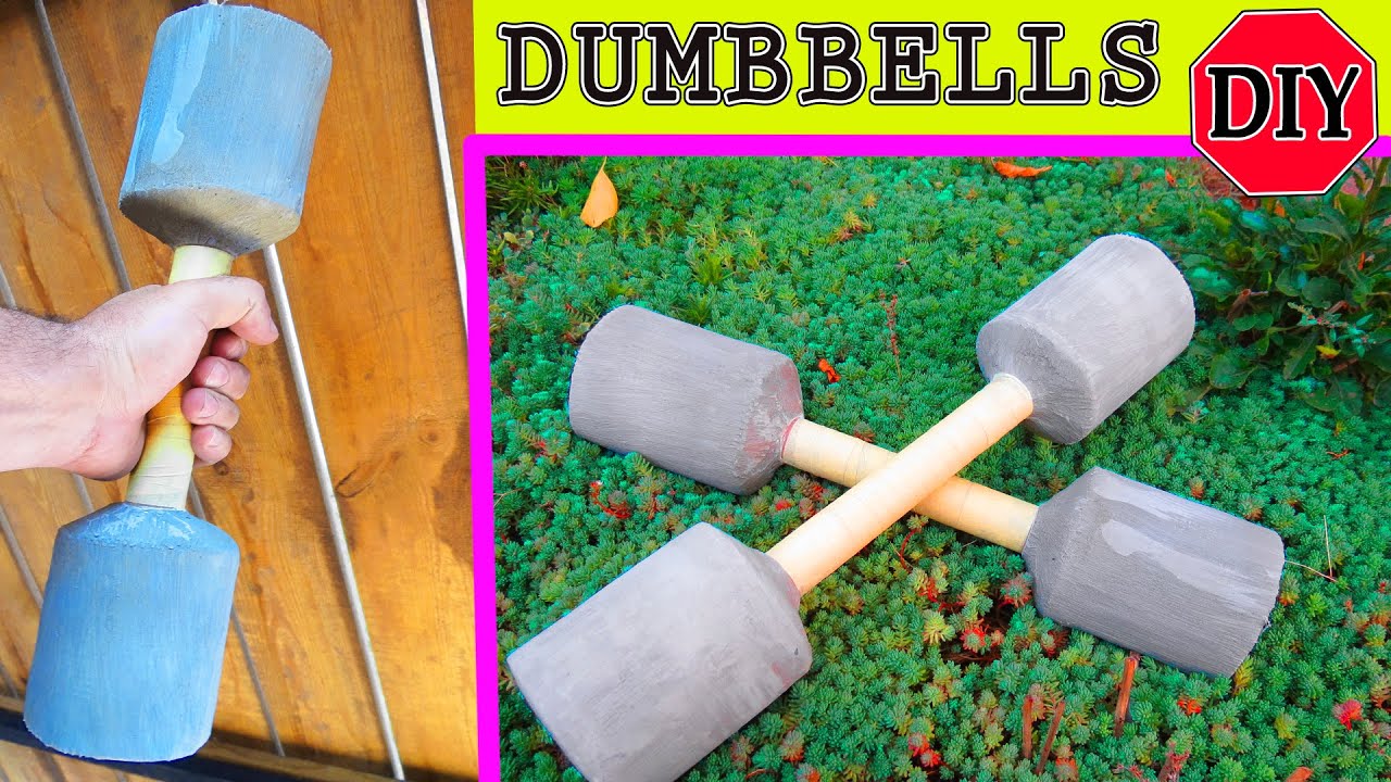 dumbbells-diy-how-to-do-it-yourself-mancuernas-de-bricolaje-youtube