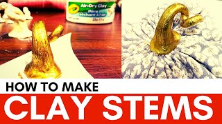 How to make a Pumpkin Stem | Let's Craft