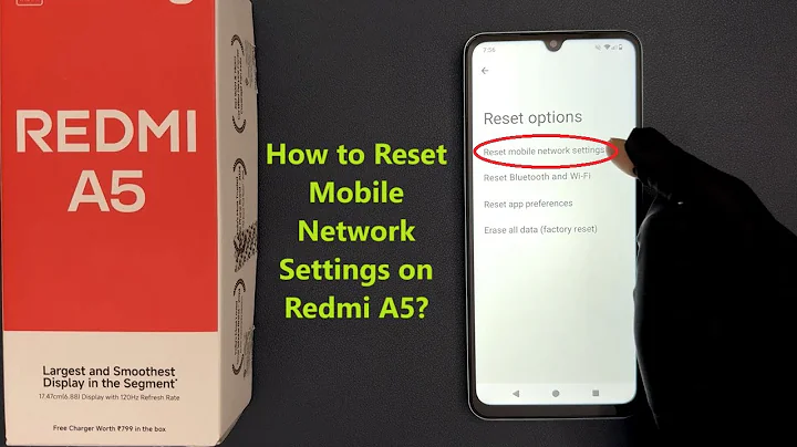 How to Reset Mobile Network Settings on Redmi A5?