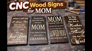 Making Mother's Day signs on the CNC screenshot 5