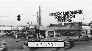 Historic Landmarks Commission Meeting - April 07, 2022