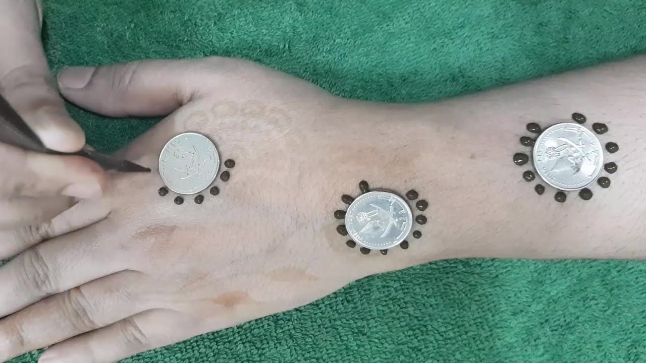 Mehendi Tricks With Cotton Buds I Floral Arabic Mehndi design I Cotton