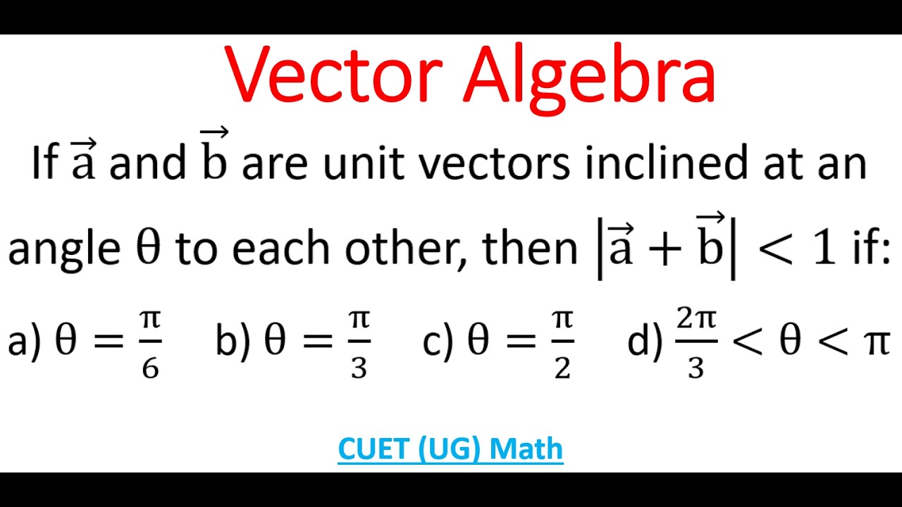 Value Of Theta For Which |a + b| Is less Than 1