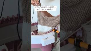Cozy Kids Poncho Made Easy on Sentro Machine #handmade #knitting #tutorial