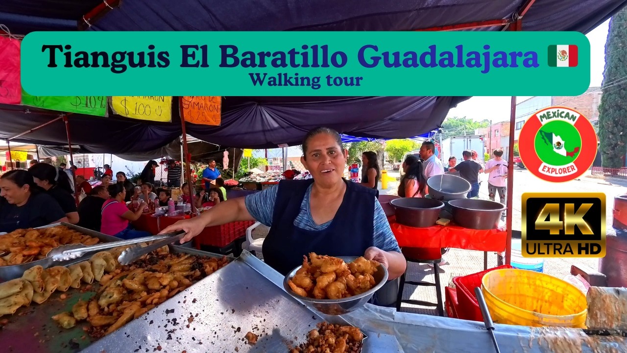 Tianguis El Baratillo Guadalajara 🇲🇽 4K UHD Walking Tour