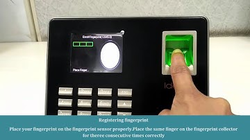 eSSL LX16 How to Enrolling user