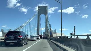 [4K] Verrazzano Bridge - Staten Island, New York