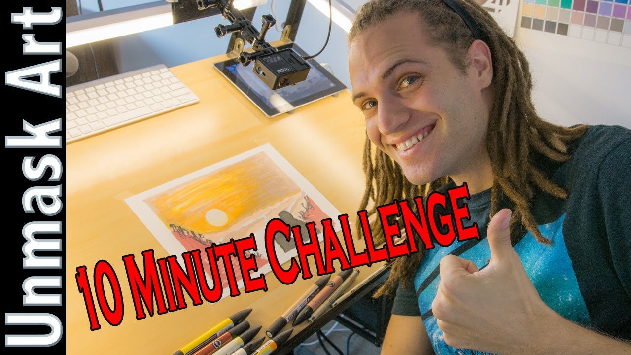 unmasked 10 Minute Painting Challenge: Absolutely Disastrous