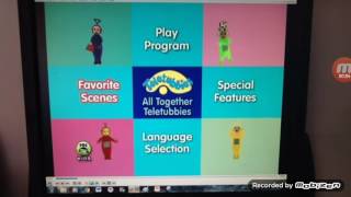 Teletubbies All Together Teletubbies Dvd Menu
