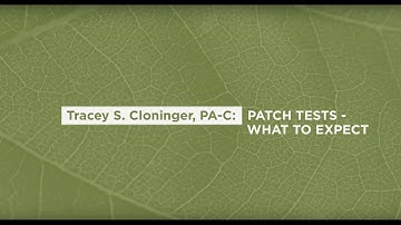 Patch Test What to Expect