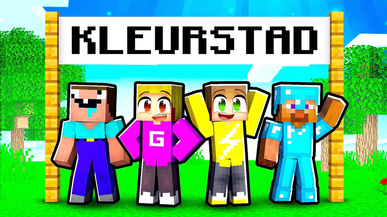 Kleurstad Opnieuw Beginnen In Minecraft! (Survival)