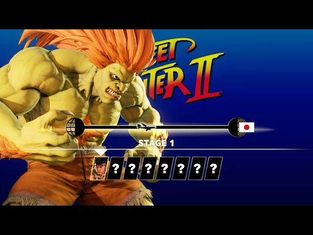 SFV AE - Blanka Arcade Mode (Full) [Street Fighter 2 Path] 