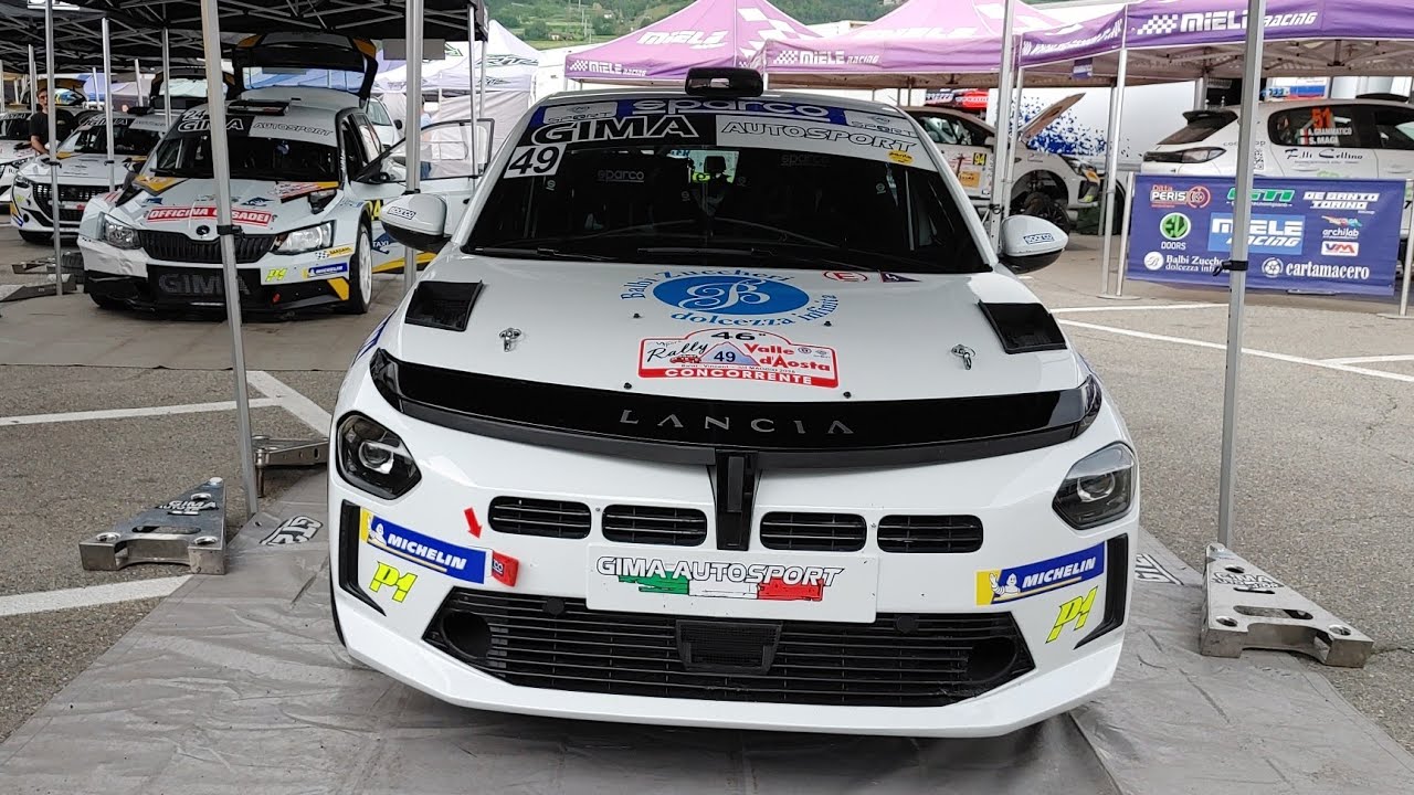 46 Rally Valli D'Aosta 2025 parco assistenza 3 maggio