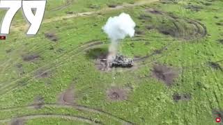 T-62MV Tank With Cope Cage Gets Hit By Thermobaric Hand grenades
