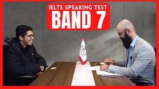 IELTS speaking test band score 7