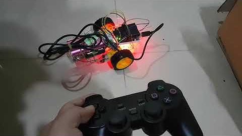 遙控車製作 arduino + PS2搖桿 + L9110S + ws2812