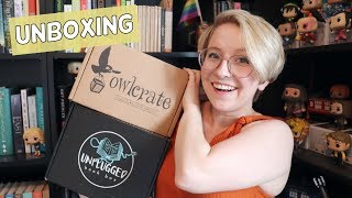 Double Unboxing | Owlcrate & Unplugged Book Box