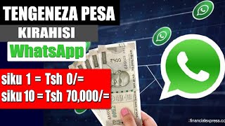 Tengeneza pesa WhatsApp kirahisi kila siku