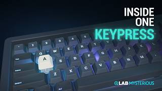 How a Mechanical Keyboard Works (One Keypress, Slowed Down 200×)