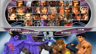 Tekken Tag Tournament All Characters [PS2]