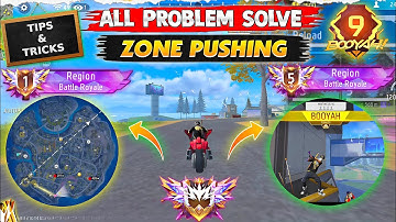 (New Season) Zone Pushing Best Tips and Trick | Zone Push Best skill | Zone Push All Problem Solve 