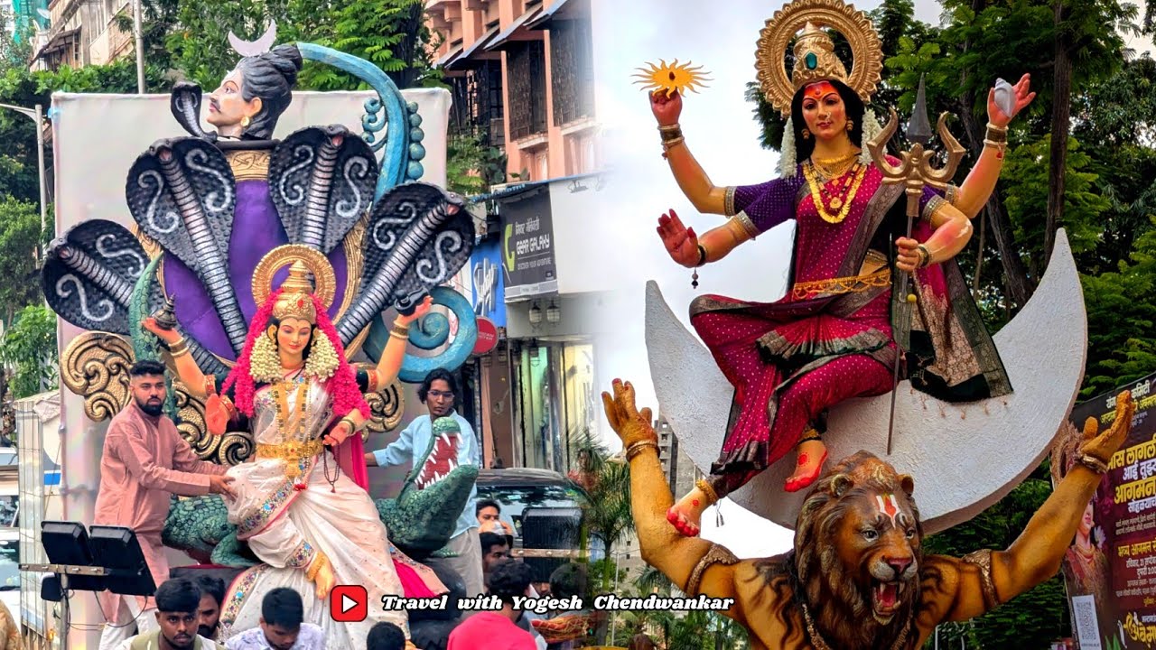 Unique Devi Aagman from Parel Workshop - Mazgaon chi Aai Bhavani 