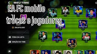 Trocas e jogadores no EA FC mobile