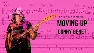 Video thumbnail of "Moving Up - Donny Benet (Bass Transcription)"