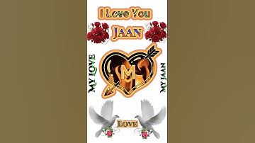 #shorts #M      Couple Name Status ♥️ ||Name art Video 😍 ||Whatsapp status 💘 ||2025