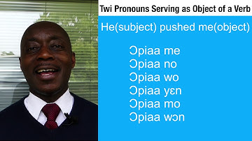 Learn twi with Opoku | Asante twi |Twi Grammar 3