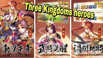 Three Kingdoms heroes | Gameplay Android / APK