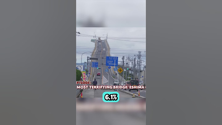 The World's Steepest Bridge 😳 #shorts