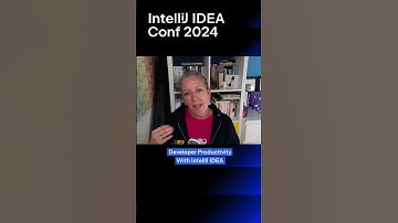 Developer Productivity With IntelliJ IDEA, by Trisha Gee 🤩