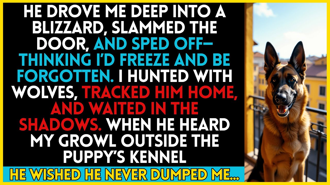 Owner Abandoned His Dog In The Woods During Winter, But Started Panicking When He...