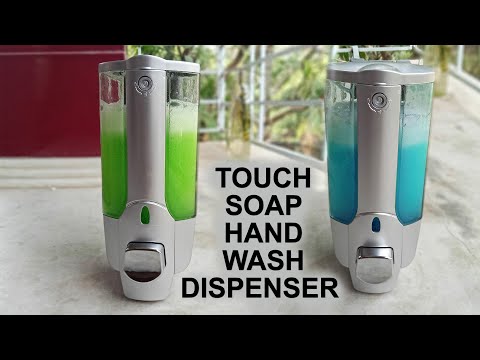 Touch Soap Dispenser With Lock Unboxing And