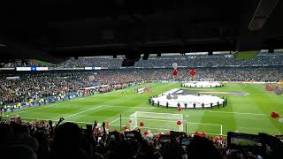 himno argentina, bernabéu