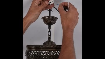 ceiling lamp installation