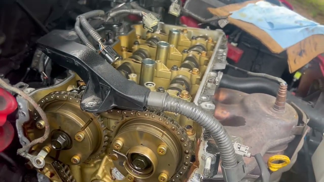 2014 Toyota Camry timing chain - YouTube