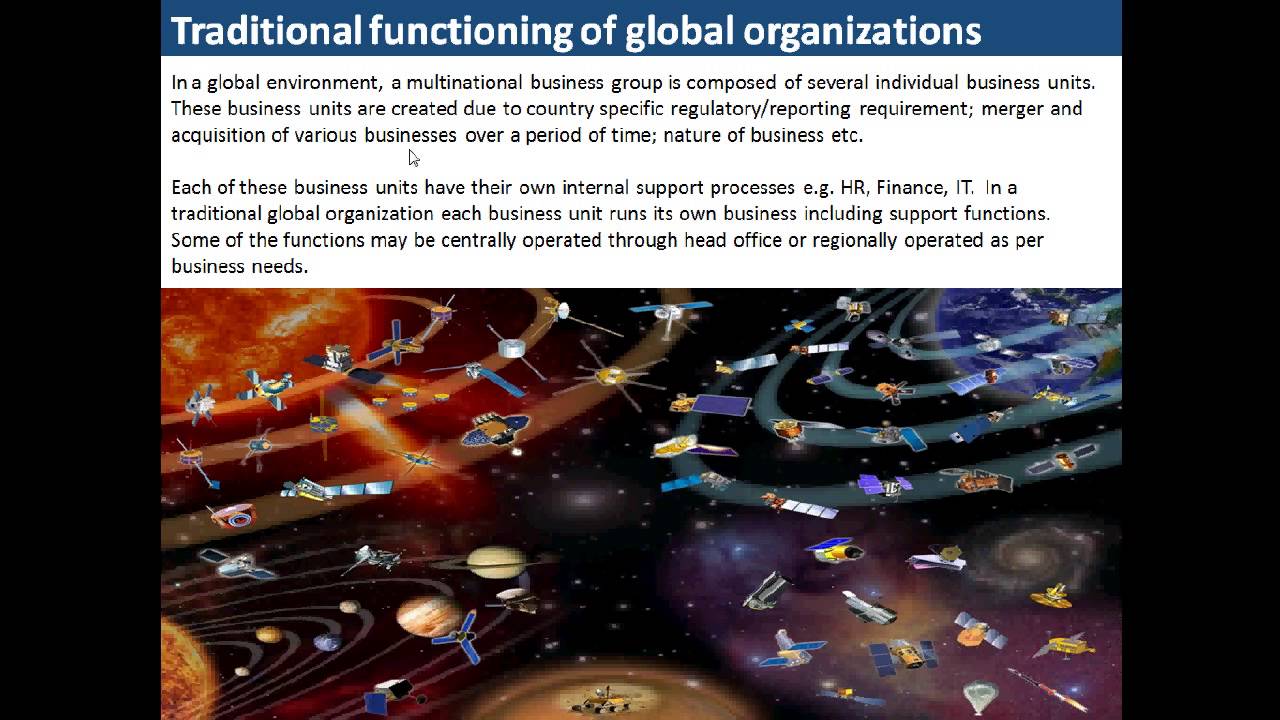 Shared Services Center - Global Organisations - Part 1