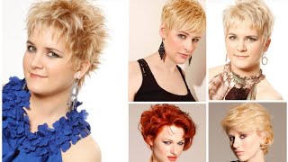 Pixie cut PINTEREST Amazing Ideas / Pixie cut for round face any ages 40 50 60 / Short pixie Haircut