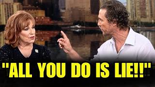 Joy Behar SHUT DOWN By Matthew McConaughey After Asking This ONE Question on live TV... OMG!!