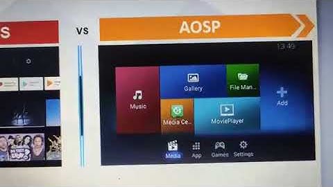 Key difference between Android TV vs AOSP TV