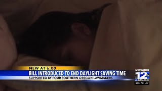 Oregon introduces bill to end daylight saving time