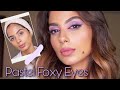 Pastel Love + Foxy Eyes Trendy Makeup Look